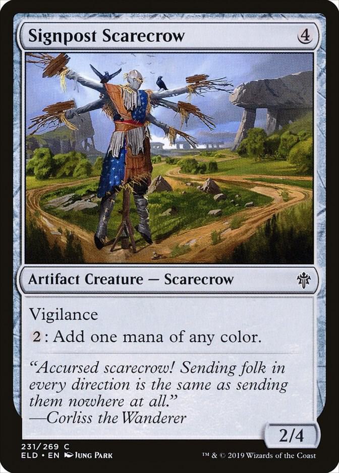 Signpost Scarecrow (231) [Throne of Eldraine]