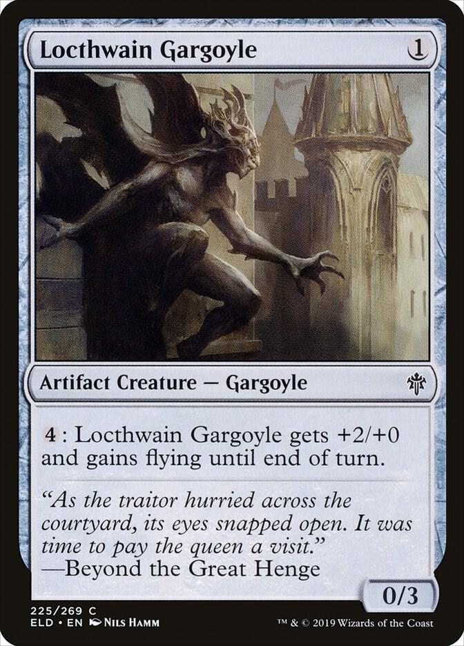 Locthwain Gargoyle (225) [Throne of Eldraine]