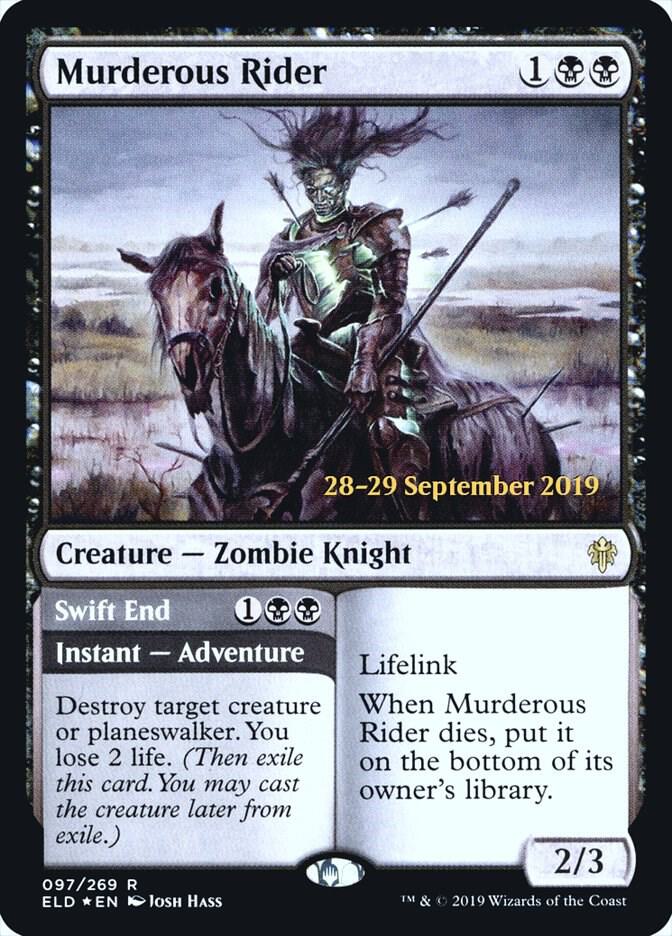 Murderous Rider (97) [Prerelease Cards]