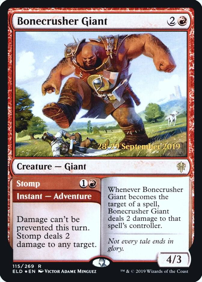 Bonecrusher Giant (115) [Prerelease Cards]