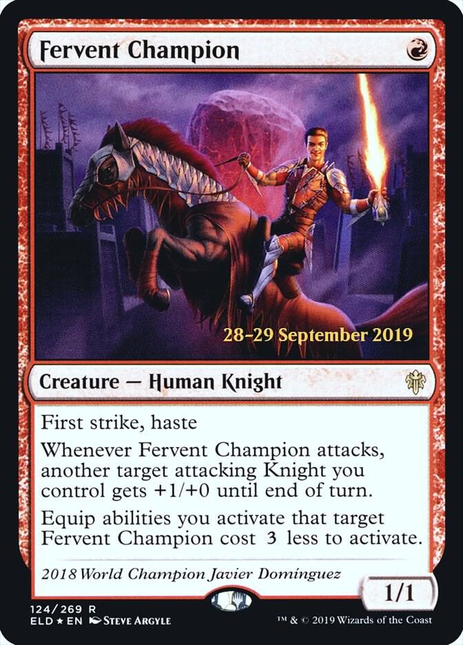 Fervent Champion (124) [Prerelease Cards]