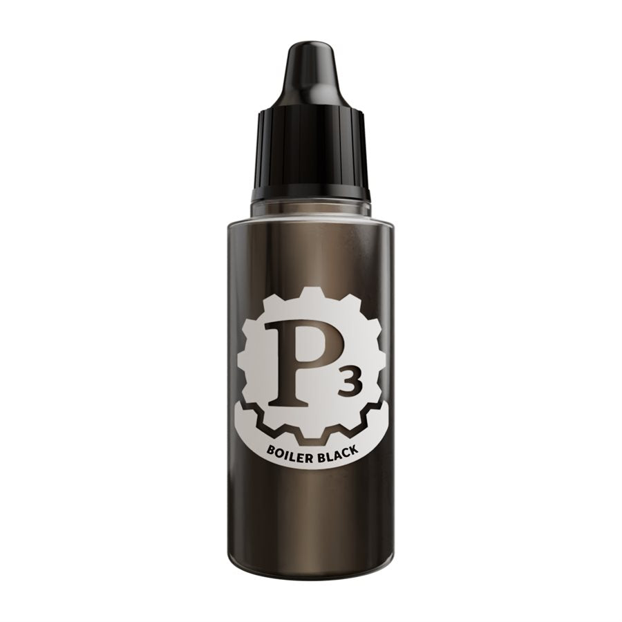 P3 Paints: Metallics: Boiler Black