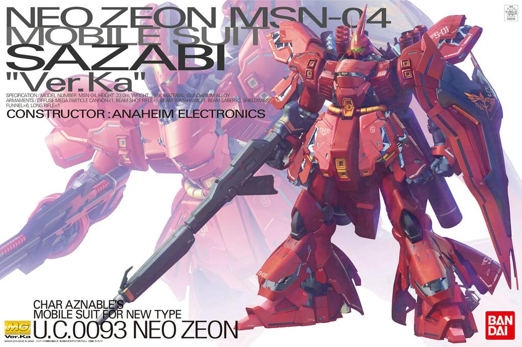 MG MSN-04 Sazabi Ver.Ka 1/100