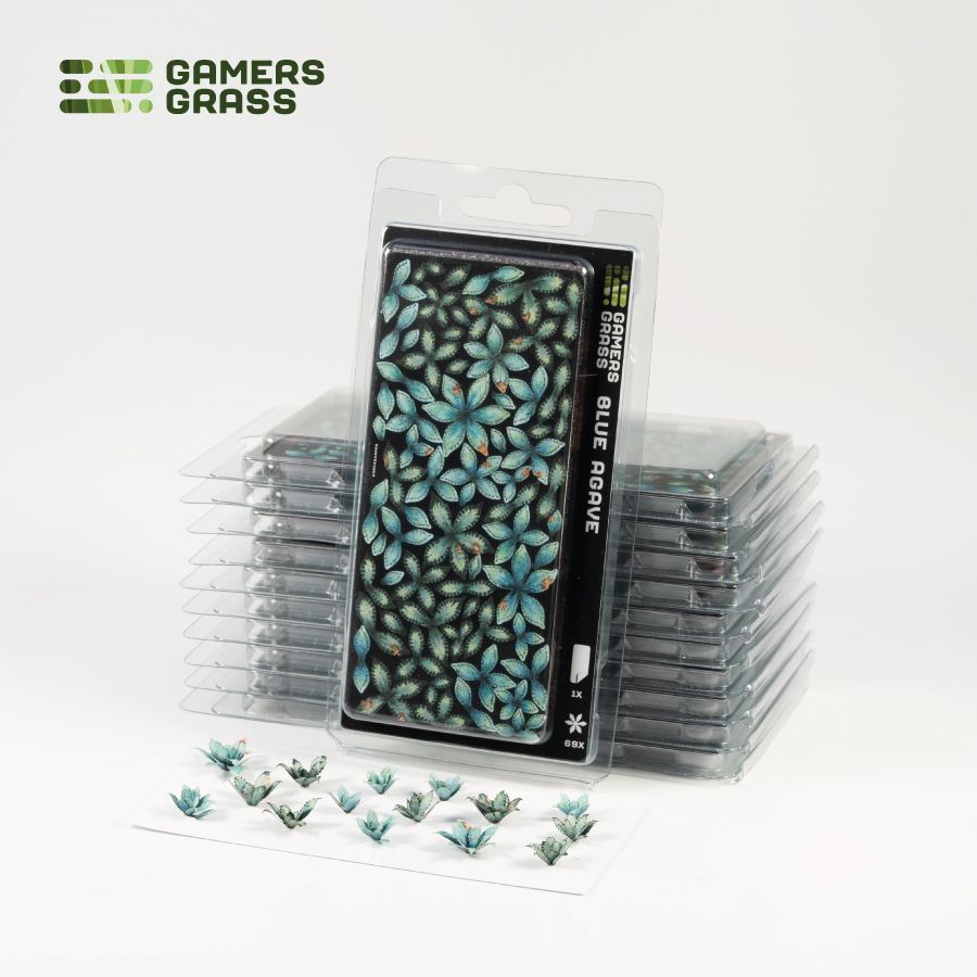 Gamers Grass - Static Tuft Laser Plants - Blue Agave