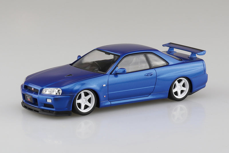 Snap Kit 1/32 Nissan R34 Skyline GT-R (Bayside Bleu)