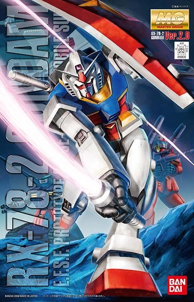 Bandai MG 1/100 RX-78-2 Gundam Ver.2.0 'Mobile Suit Gundam'
