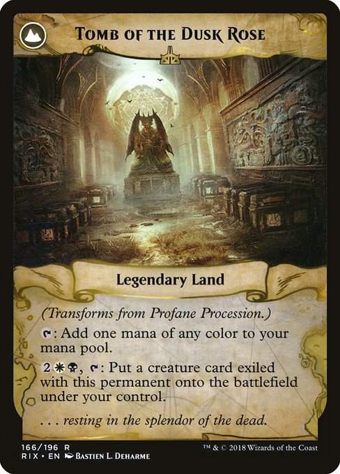 Profane Procession (166) [Rivals of Ixalan] Reverse