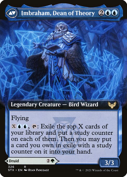 Kianne, Dean of Substance (Extended Art) (326) [Strixhaven: School of Mages] [Extended Art] Reverse