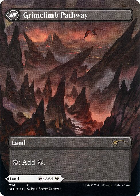 Brightclimb Pathway (Borderless) (14) [Secret Lair Series] [Borderless] Reverse