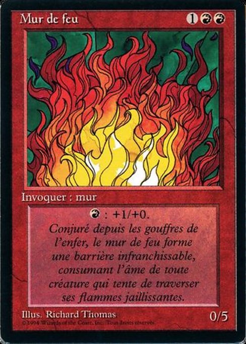 Wall of Fire (183) [Foreign Black Border]