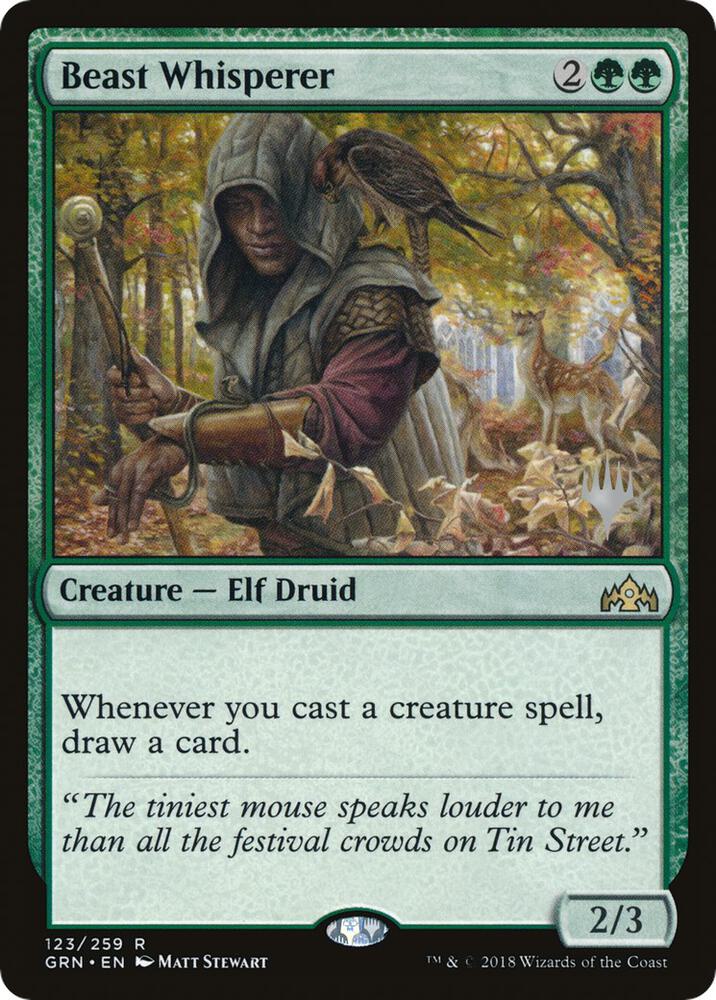 Beast Whisperer (123) [Throne of Eldraine Promos]