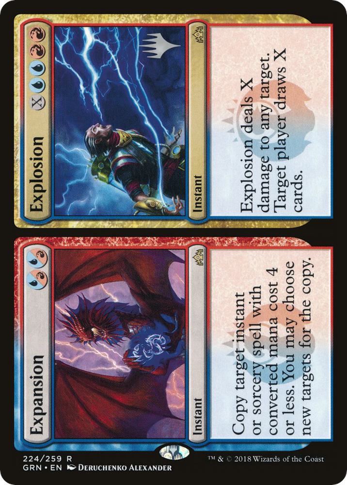 Expansion // Explosion (224) [Throne of Eldraine Promos]