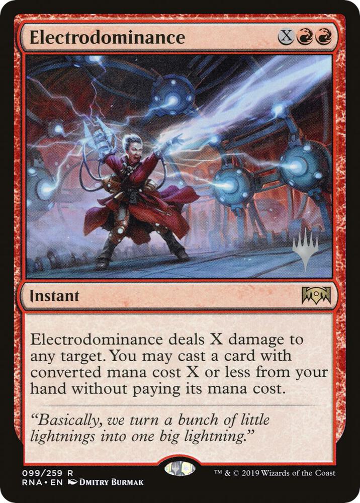 Electrodominance (99) [Throne of Eldraine Promos]