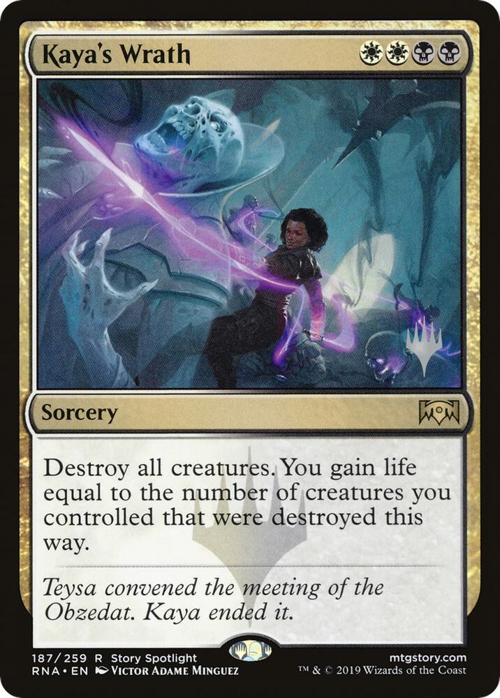 Kaya's Wrath (187) [Throne of Eldraine Promos]