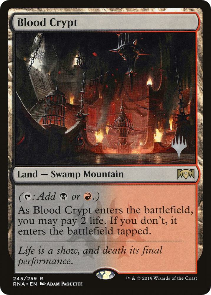 Blood Crypt (245) [Throne of Eldraine Promos]