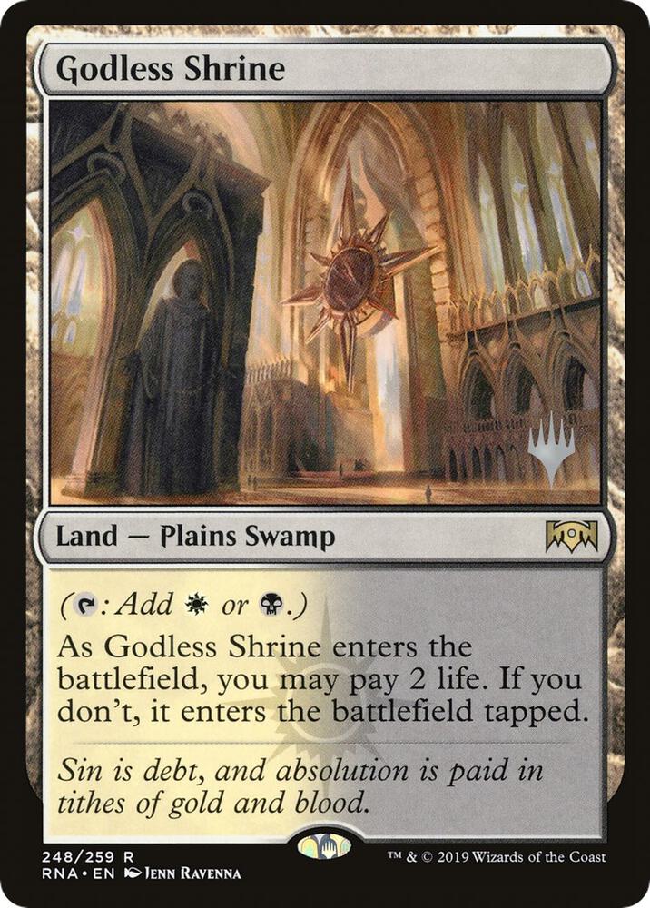 Godless Shrine (248) [Throne of Eldraine Promos]