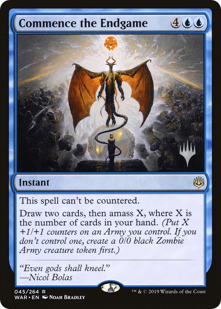 Commence the Endgame (45) [Throne of Eldraine Promos]