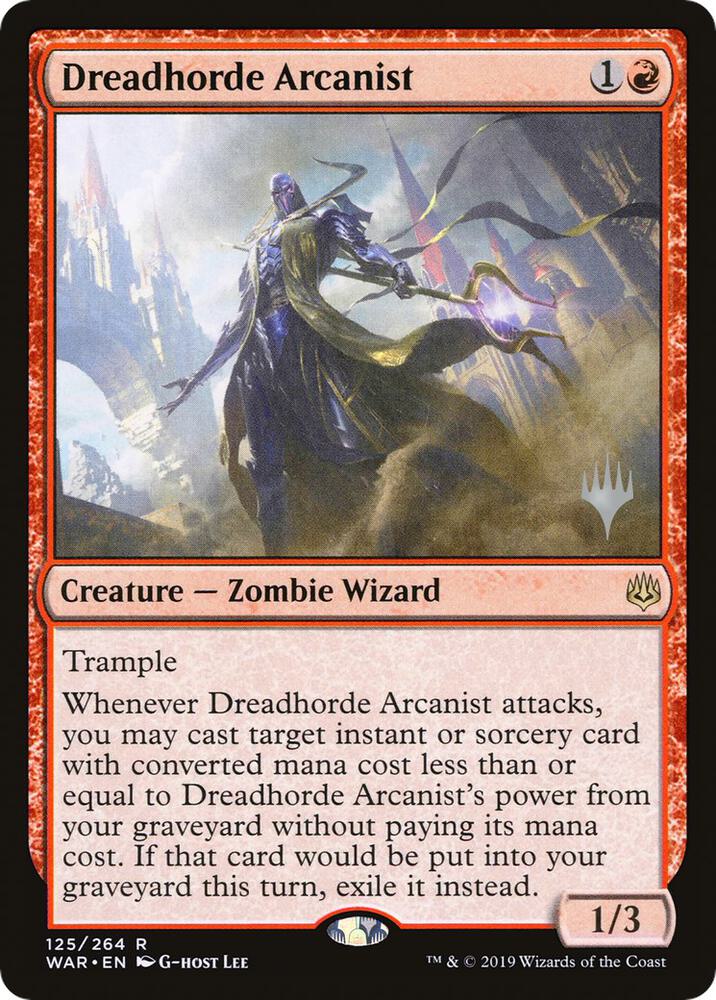 Dreadhorde Arcanist (125) [Throne of Eldraine Promos]