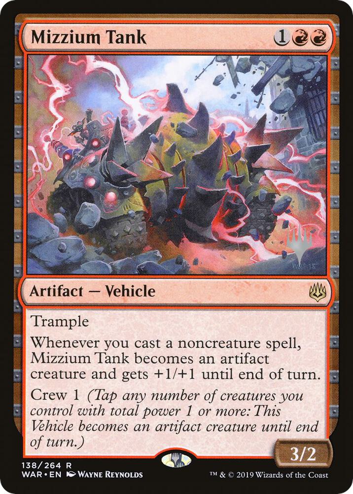 Mizzium Tank (138) [Throne of Eldraine Promos]