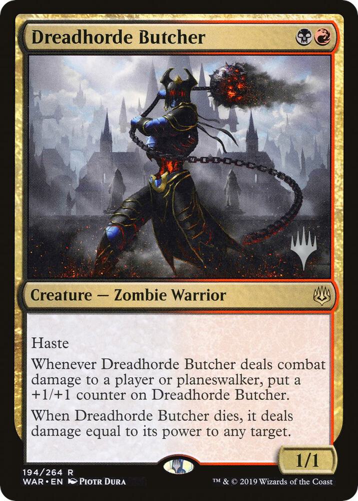 Dreadhorde Butcher (194) [Throne of Eldraine Promos]