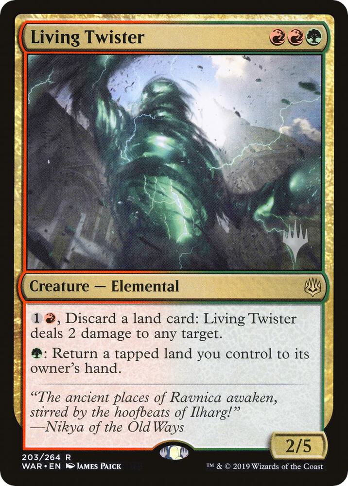 Living Twister (203) [Throne of Eldraine Promos]