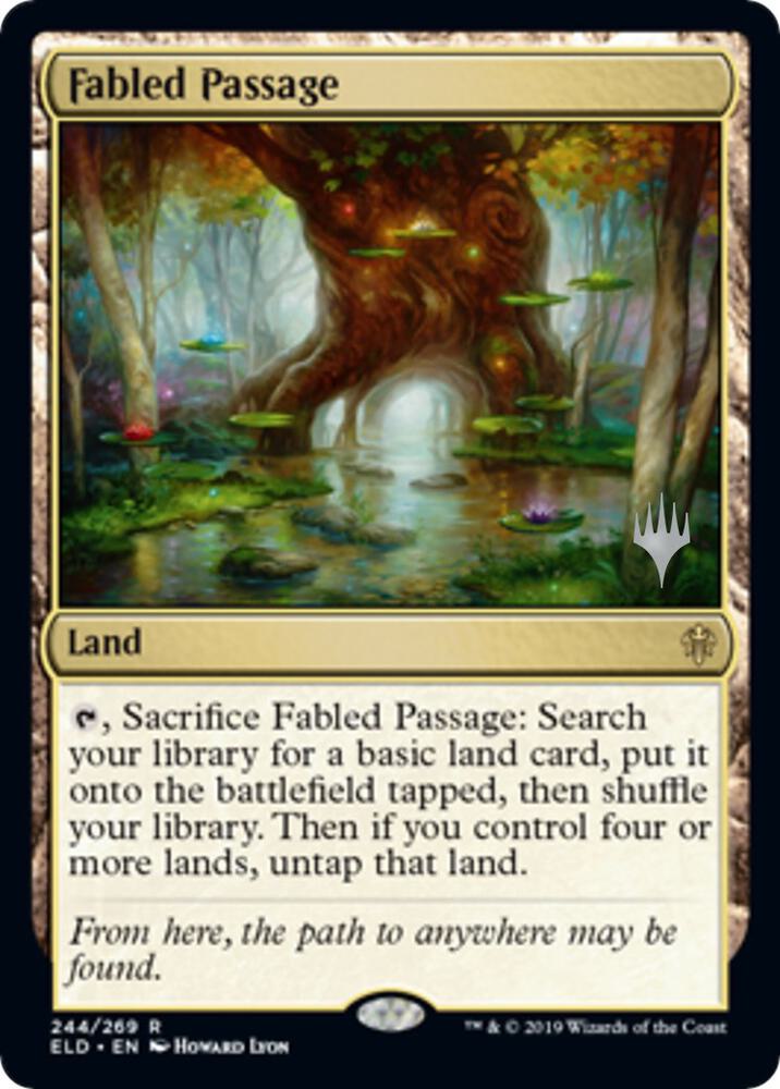 Fabled Passage (244) [Throne of Eldraine Promos]