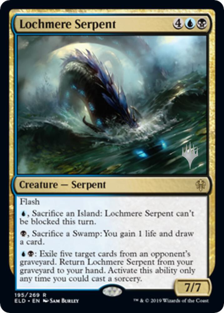 Lochmere Serpent (195) [Throne of Eldraine Promos]