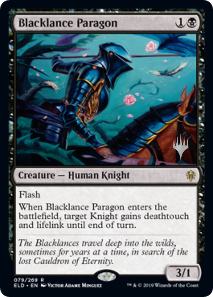 Blacklance Paragon (79) [Throne of Eldraine Promos]