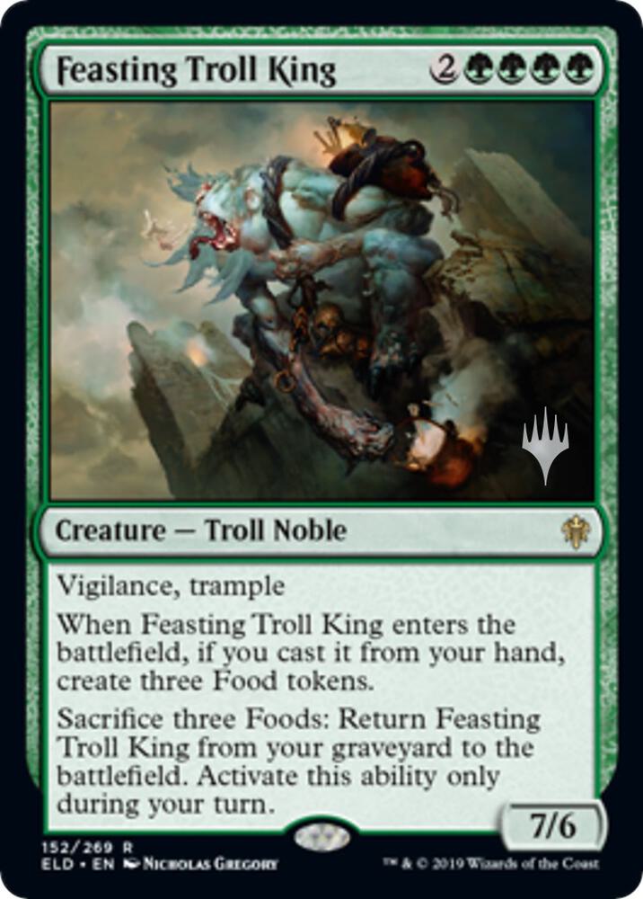 Feasting Troll King (152) [Throne of Eldraine Promos]
