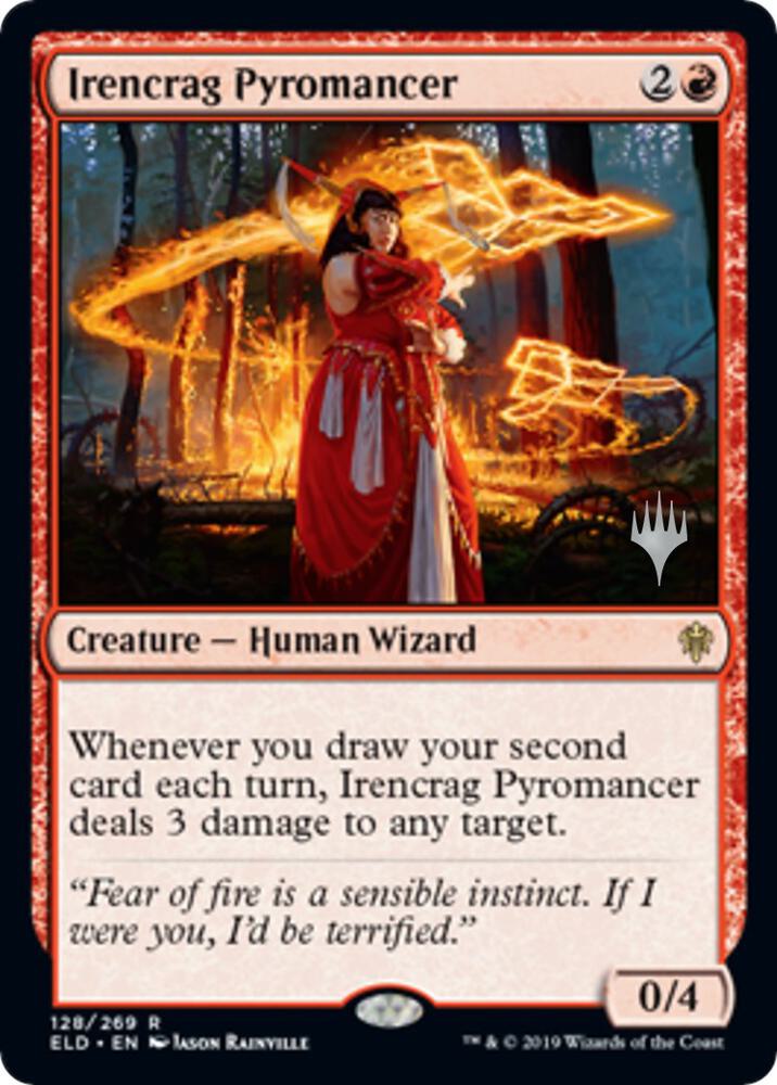 Irencrag Pyromancer (128) [Throne of Eldraine Promos]