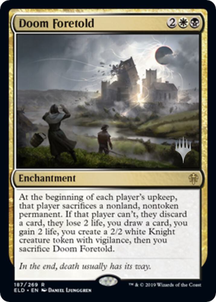 Doom Foretold (187) [Throne of Eldraine Promos]