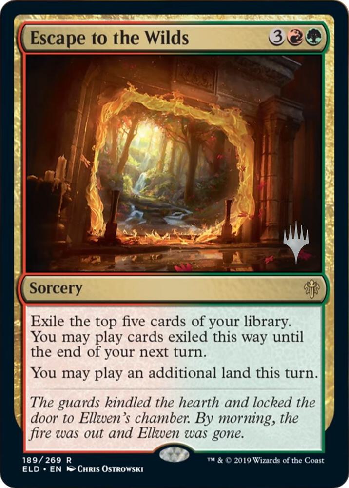 Escape to the Wilds (189) [Throne of Eldraine Promos]
