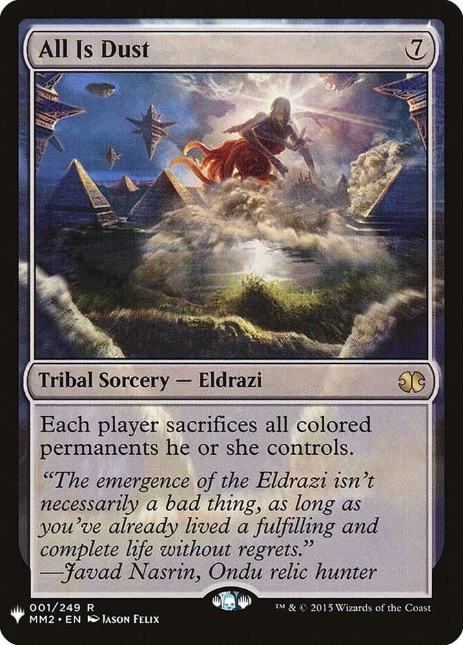 All Is Dust (1) [The List]