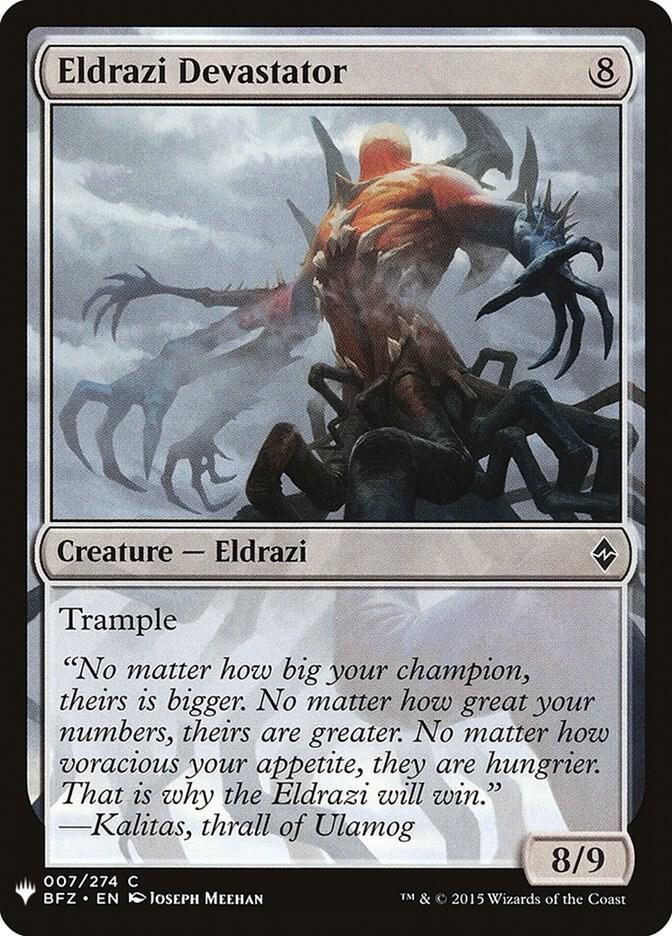 Eldrazi Devastator (7) [The List]