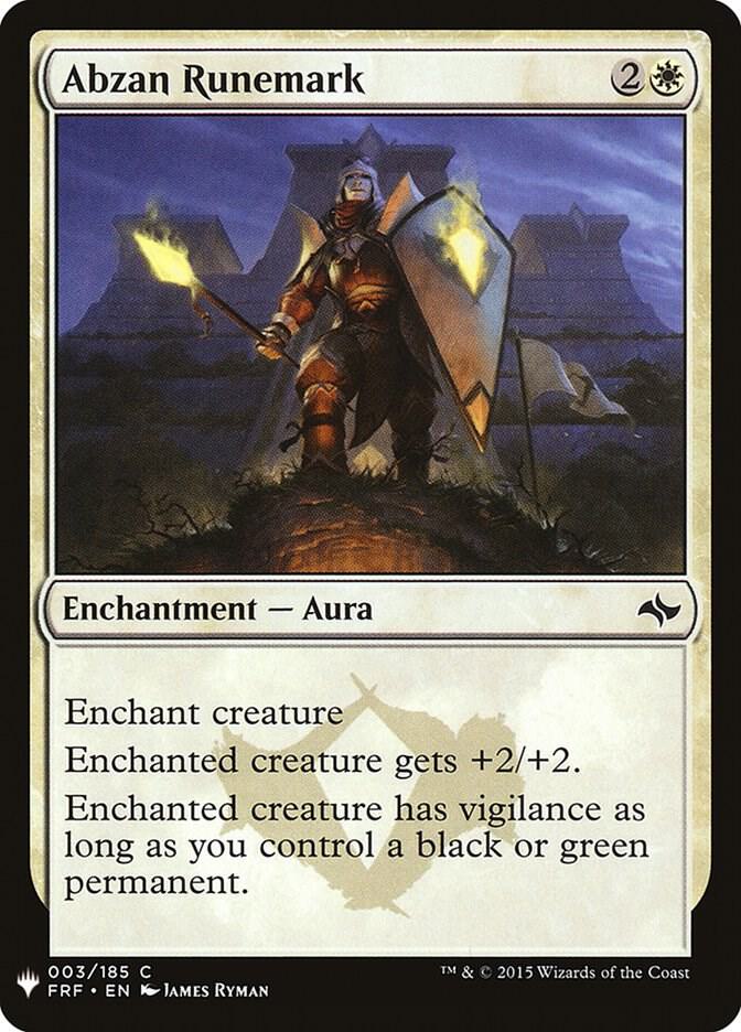 Abzan Runemark (3) [The List]