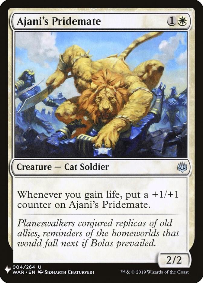 Ajani's Pridemate (4) [The List]