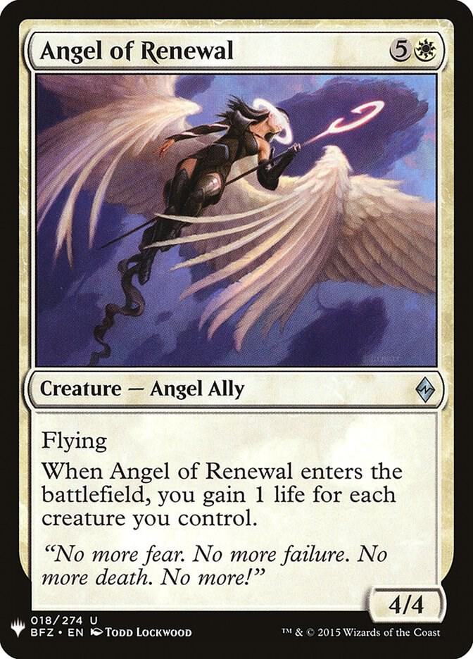 Angel of Renewal (18) [The List]
