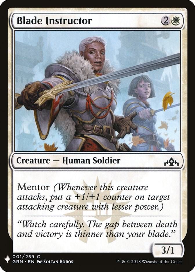 Blade Instructor (1) [The List]