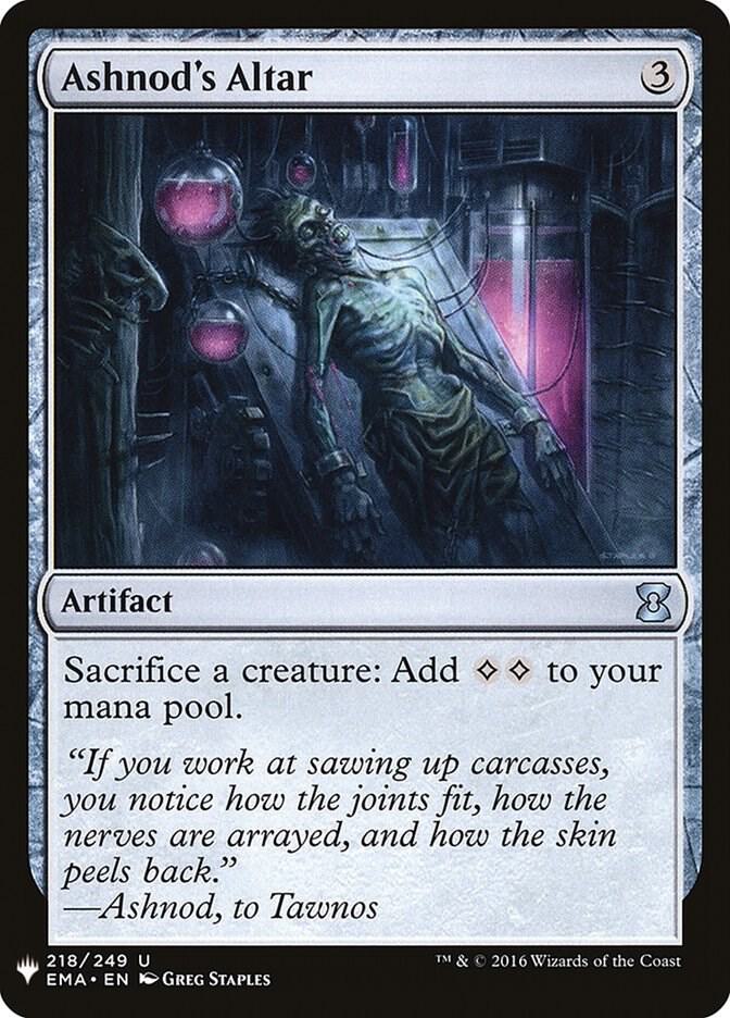 Ashnod's Altar (218) [The List]