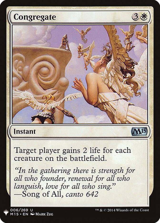 Congregate (6) [The List]