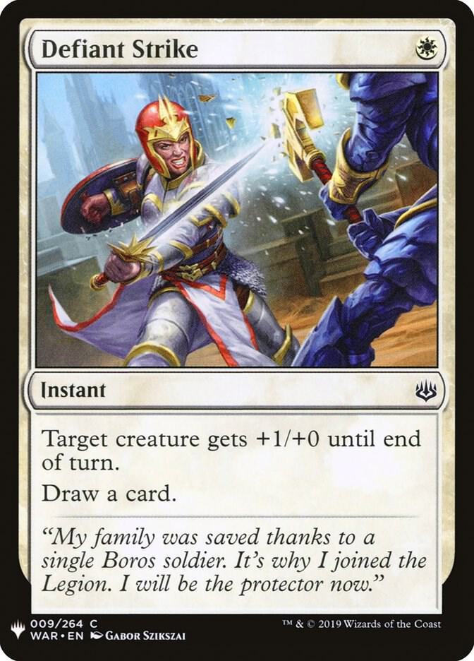Defiant Strike (9) [The List]