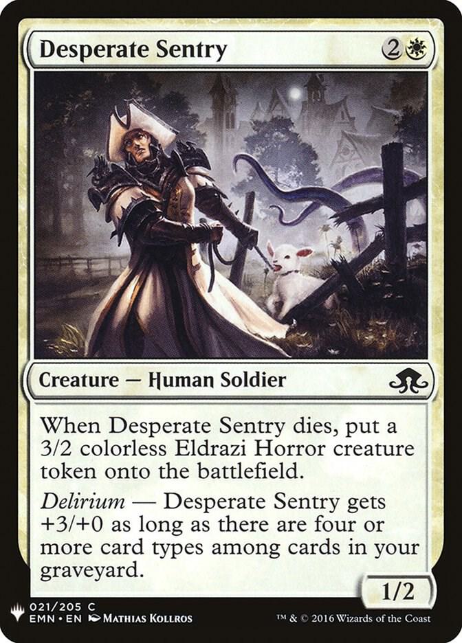 Desperate Sentry (21) [The List]