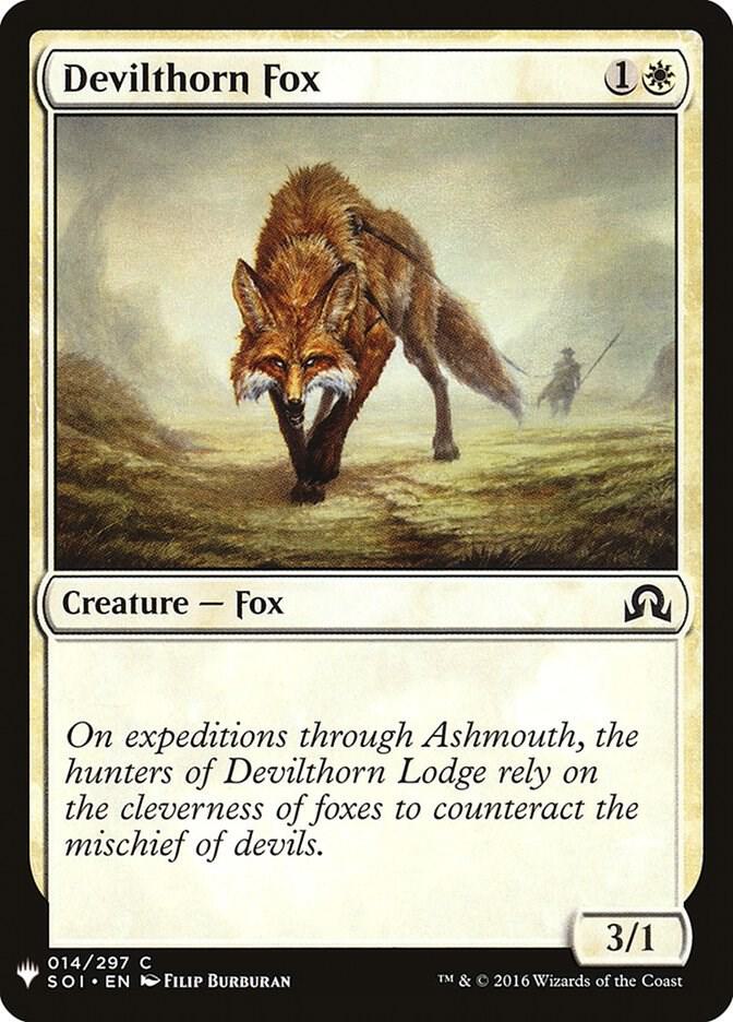 Devilthorn Fox (14) [The List]