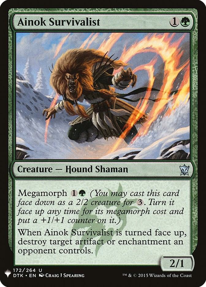 Ainok Survivalist (172) [The List]