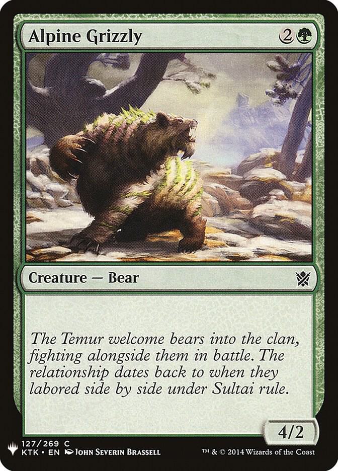 Alpine Grizzly (127) [The List]