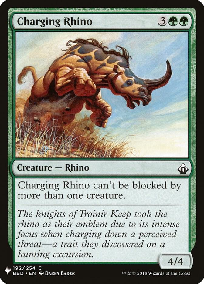 Charging Rhino (192) [The List]