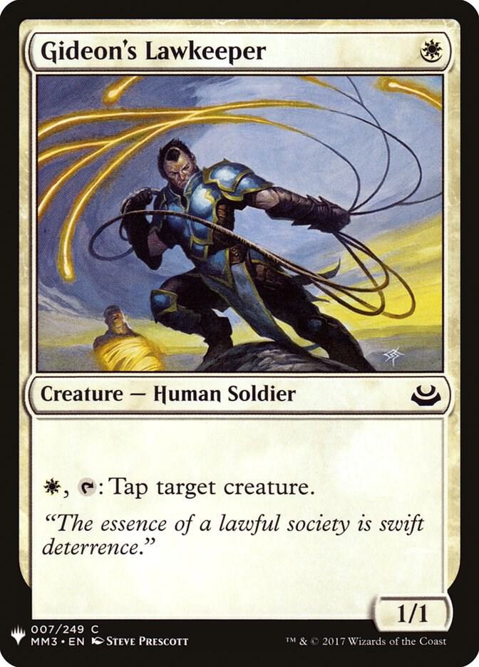Gideon's Lawkeeper (7) [The List]