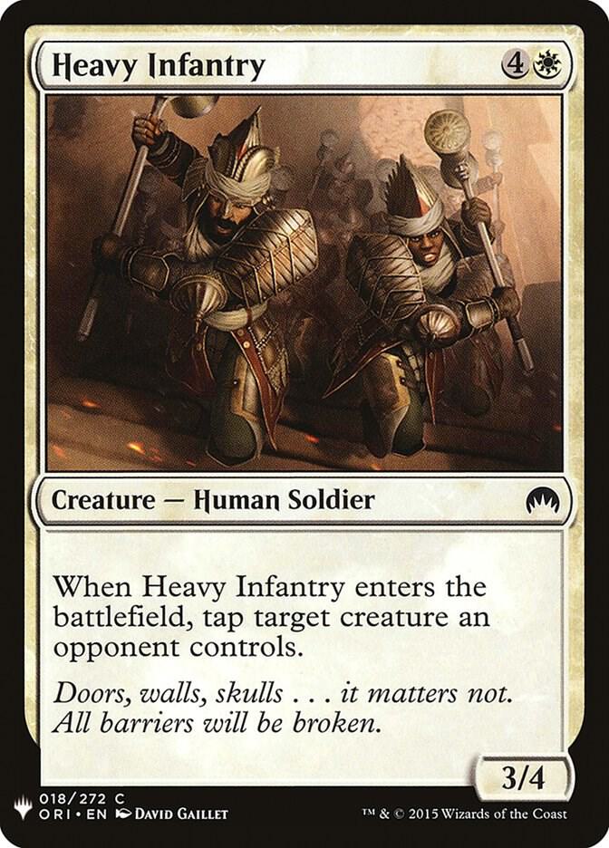 Heavy Infantry (18) [The List]