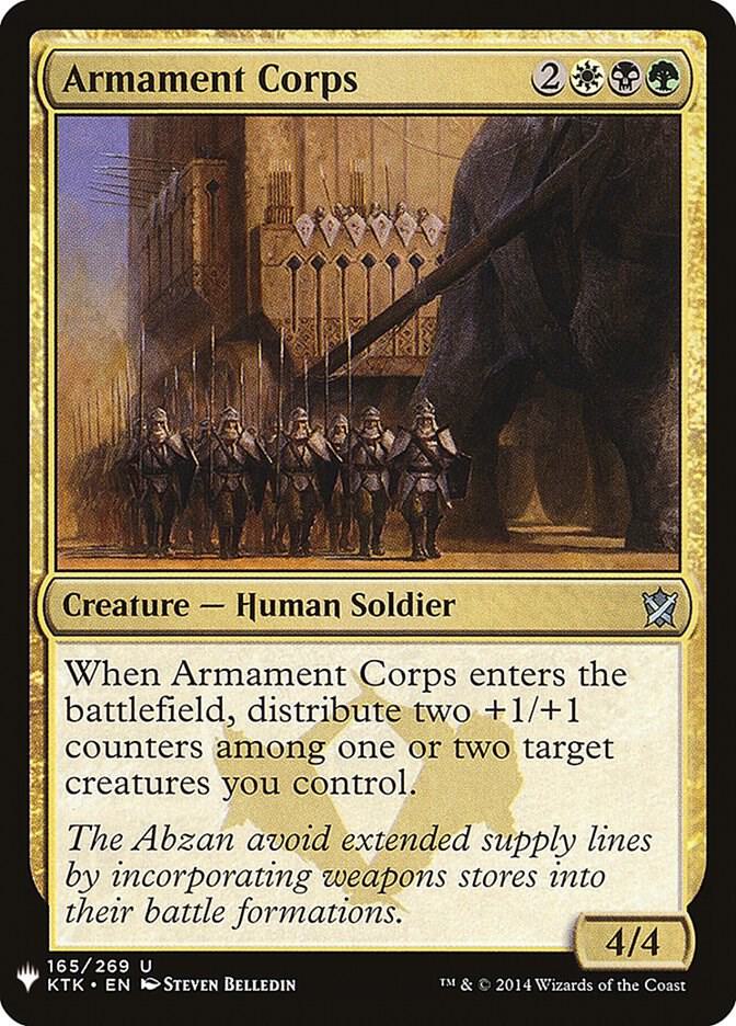 Armament Corps (165) [The List]