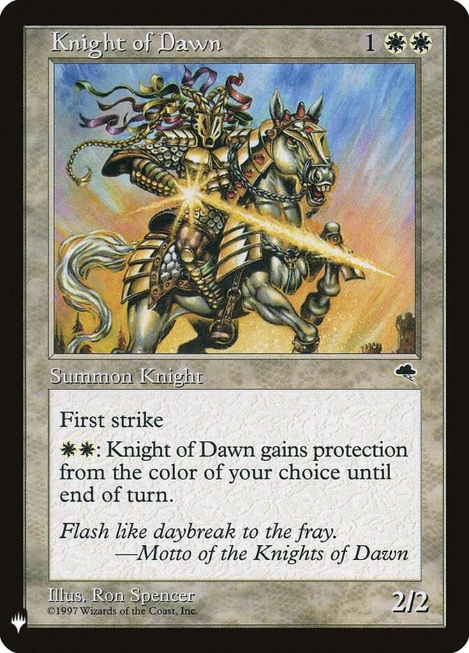 Knight of Dawn (26) [The List]